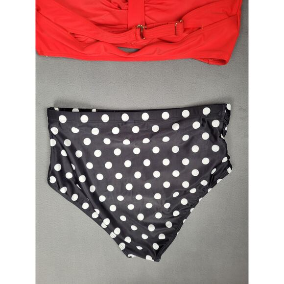 Holipick Womens High Waist Bikini Set Two Piece Swimsuit Tummy Control Medium - Picture 7 of 7